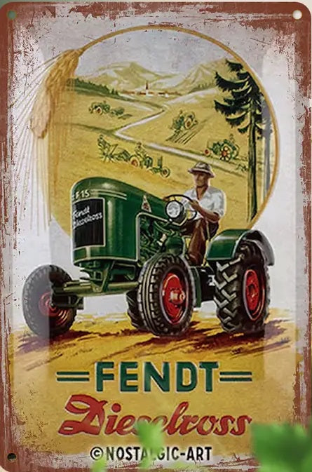 Blechschild "Fendt "